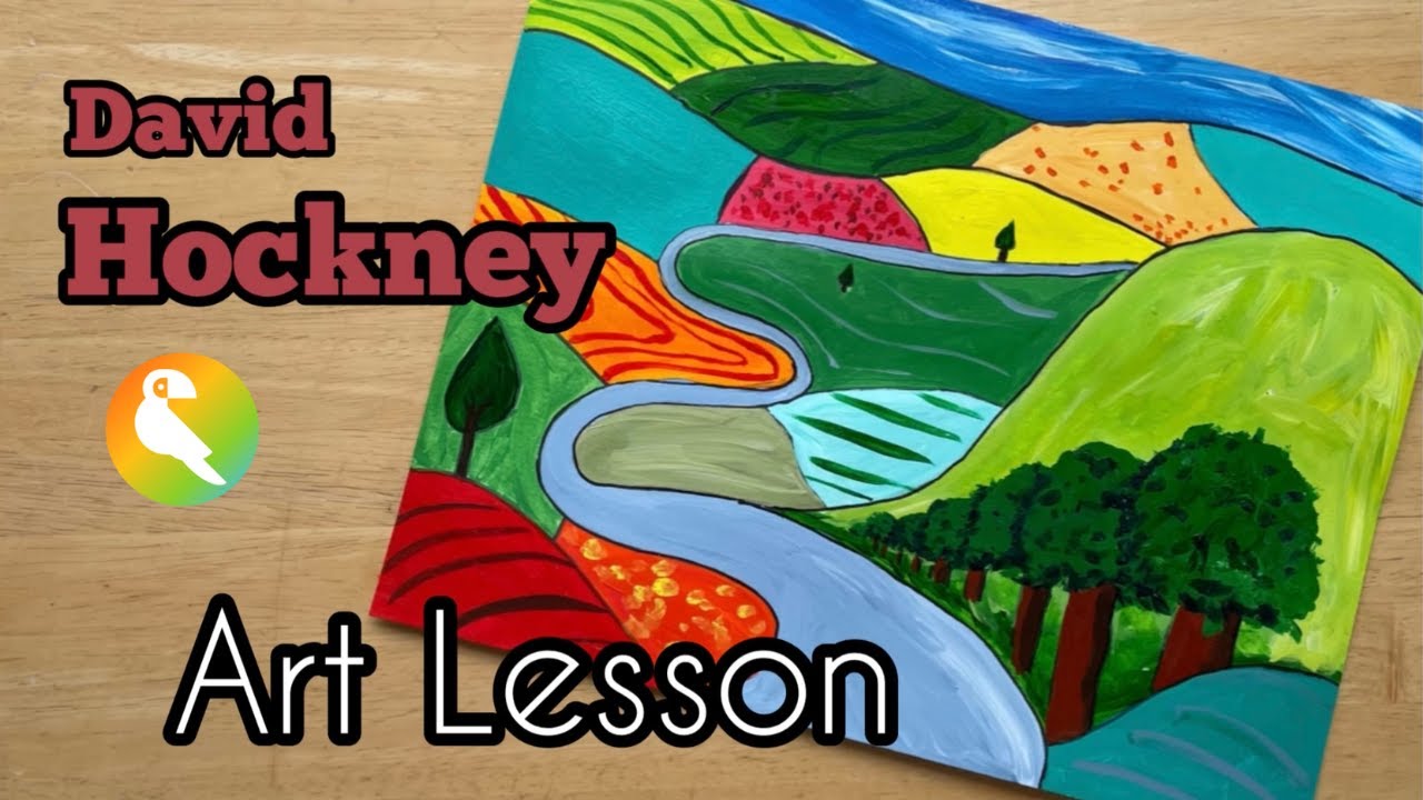 David Hockney Garrowby Hill | Step-by-Step Art Lesson