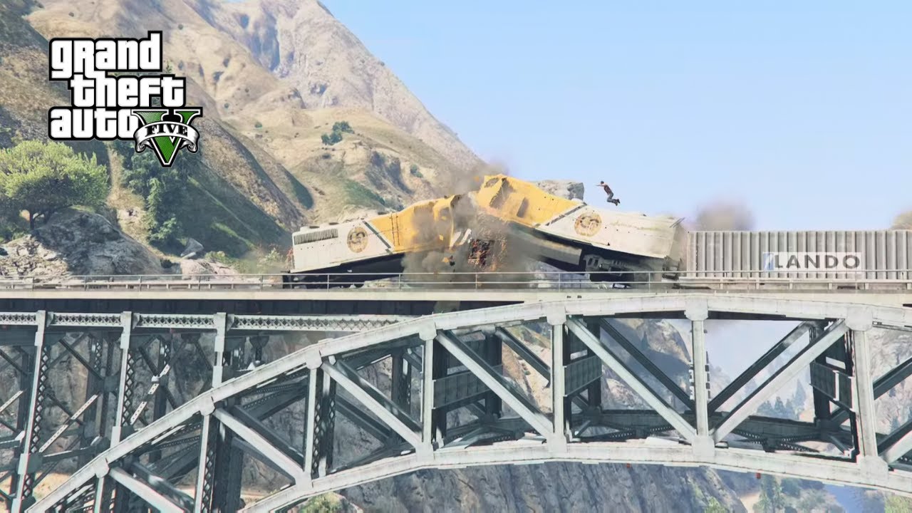 GTA V – The Insane Merryweather Train Heist