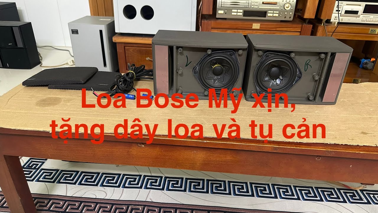 Loa Bose 141 bass toàn dãi, hôm nay giảm giá và tặng kèm dây loa bãi xịn, và tặng tụ cản khi ae hát 
