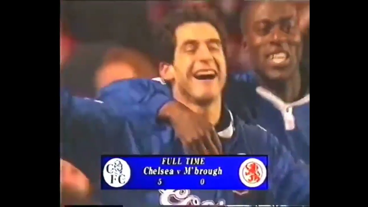 Chelsea 5-0 Middlesbrough 1996 Peacock hat-trick,  Spencer, Furlong