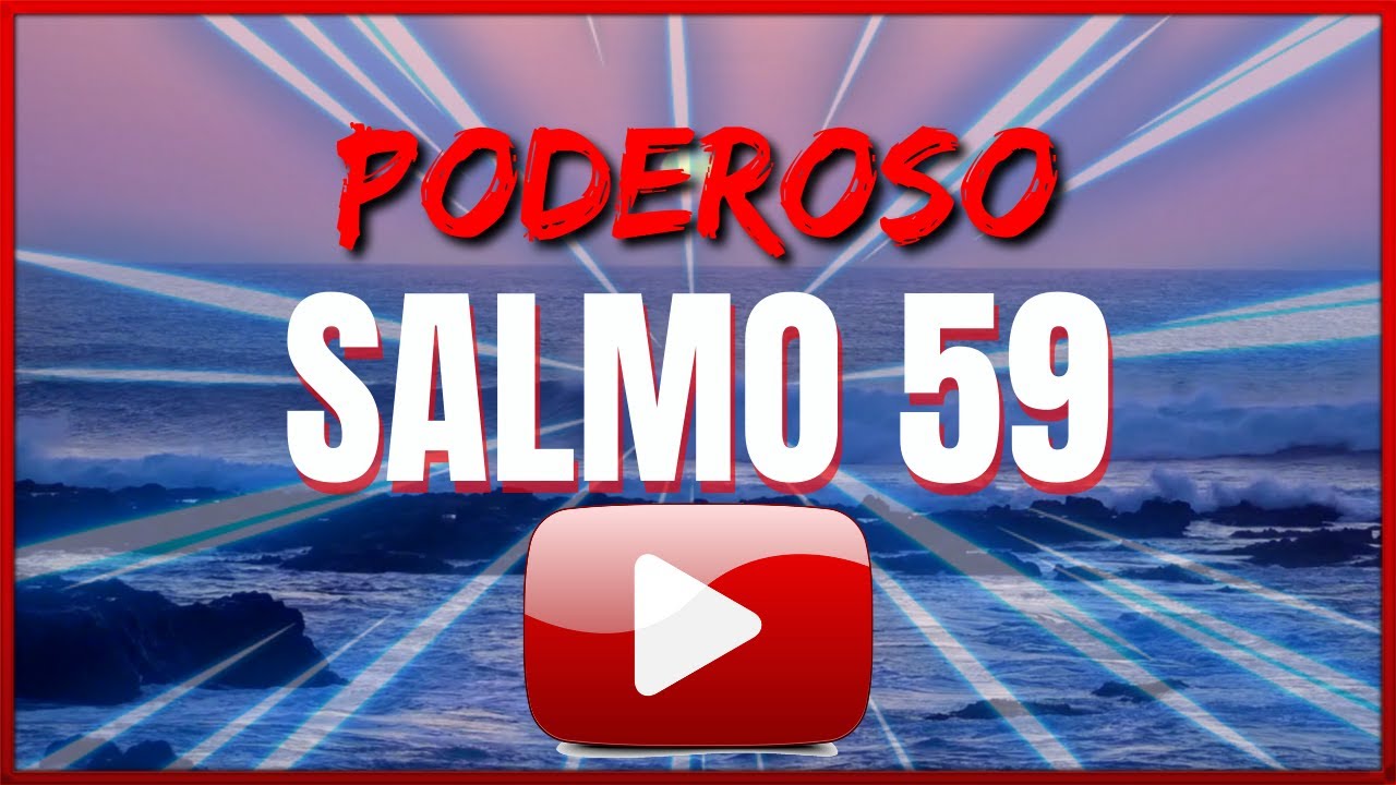 SALMO 59 Reina Valera Hablado Con Letra Grande y Audio 🔴