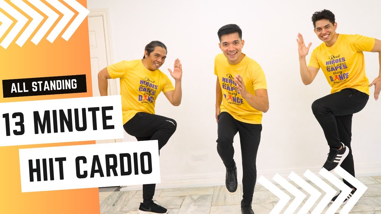 13 MIN HIIT CARDIO Workout | Calorie Burning | No Equipment | FH#094
