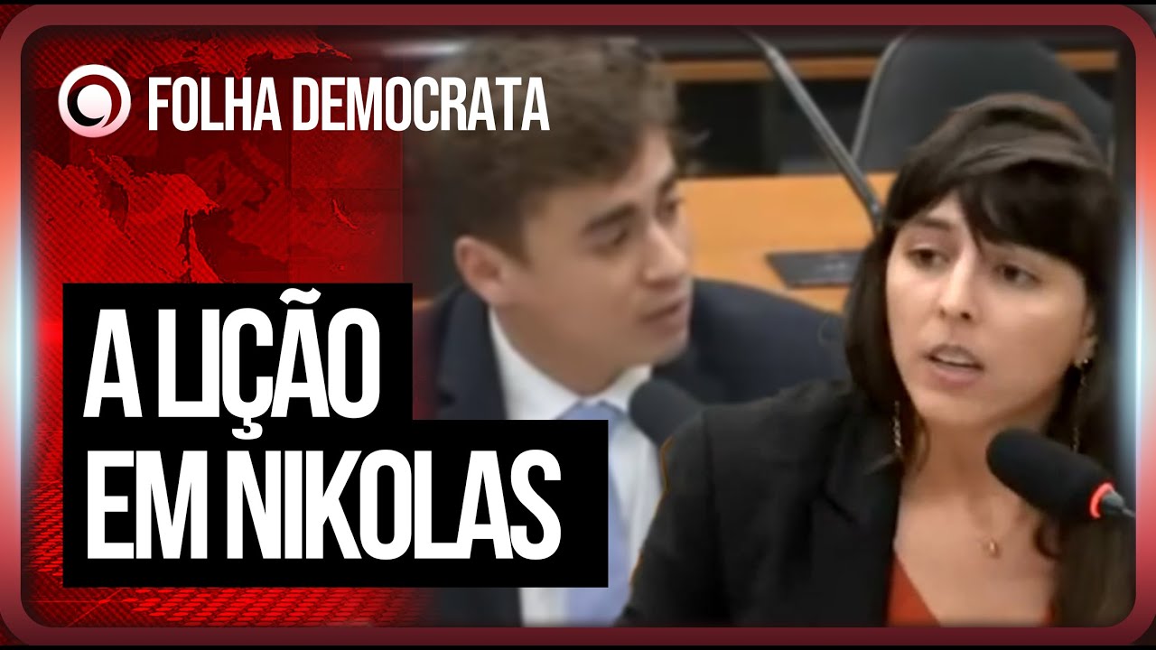 NATHALIA BONAVIDES dá uma LIÇÃO em NIKOLAS FERREIRA