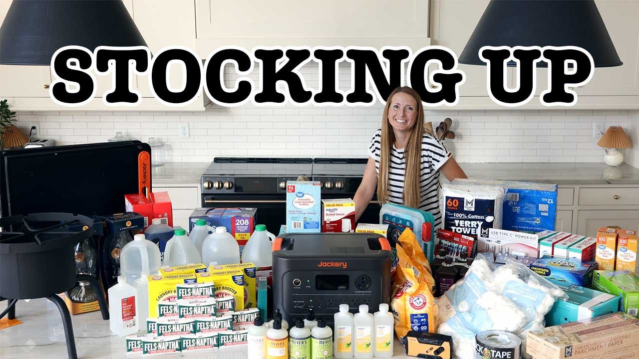 Stocking Up on Household Necessities & Surviving Without Power (using Jackery HomePower 3000 & more)