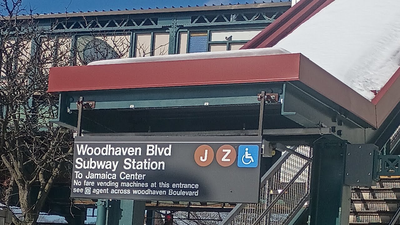 R160 J train: Riding The R160 J train From Cypress Hills To Woodhaven Blvd 