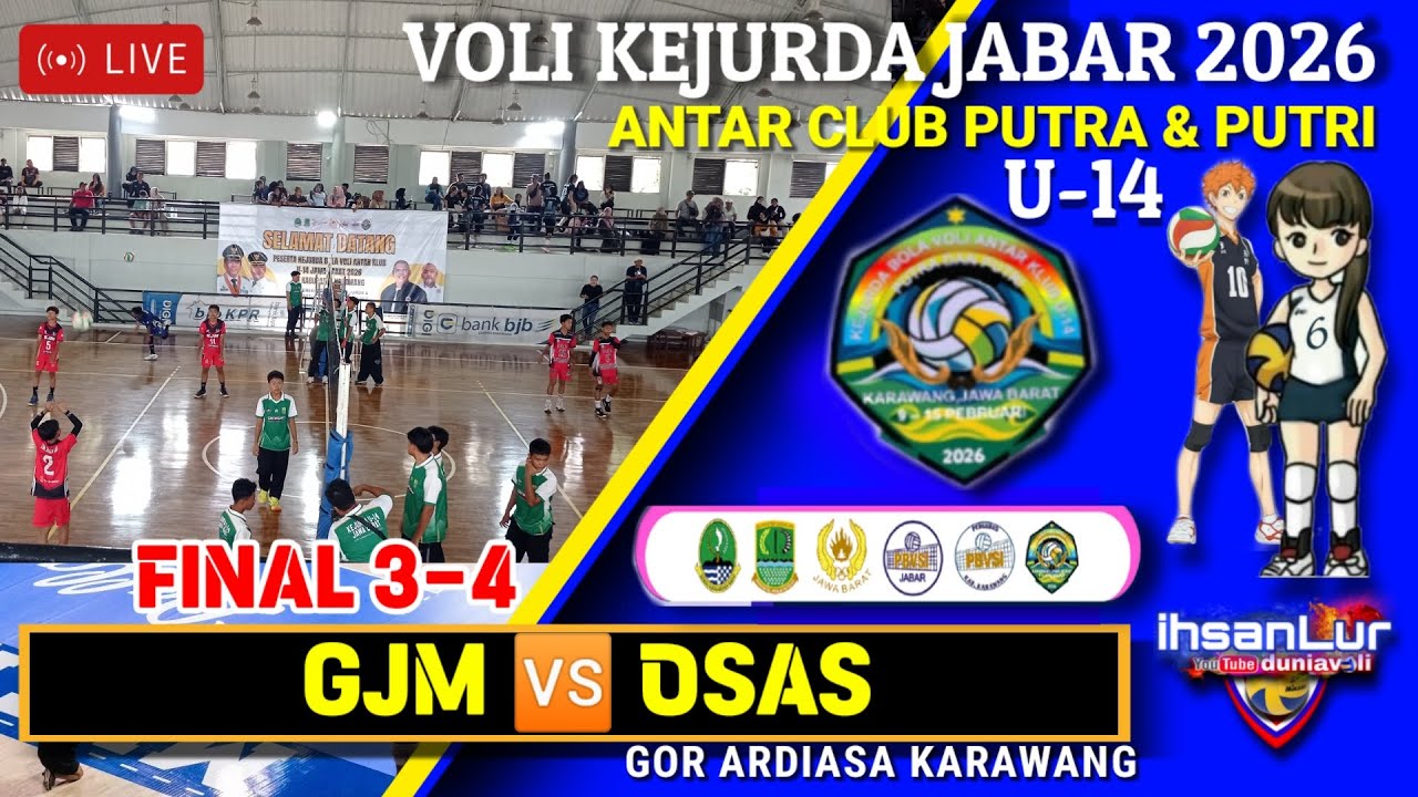 LIVE FINAL 34 GJM BANDUNG 🆚 OSAS SUMEDANG| KEJURDA JABAR 2024 KARAWANG