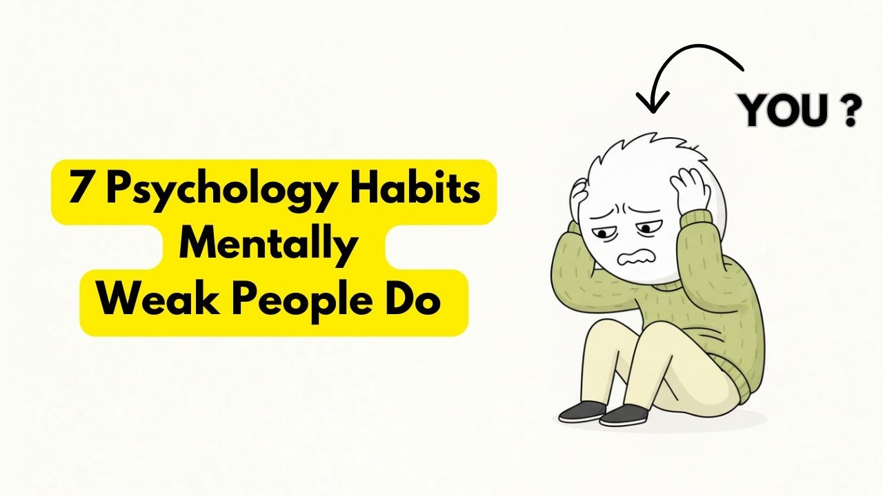 7 Psychology Habits Mentally Weak People Do Every Day