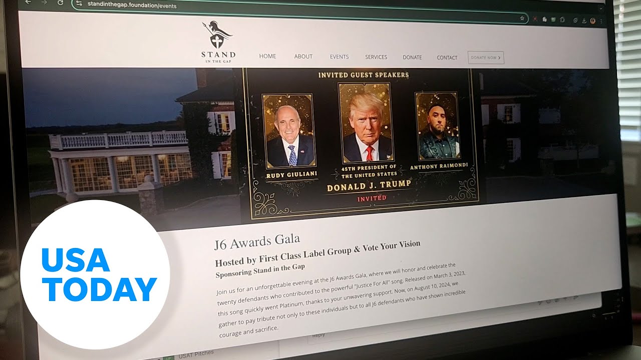 Fundraising gala for J6 defendants to be held at Trump golf club | USA TODAY