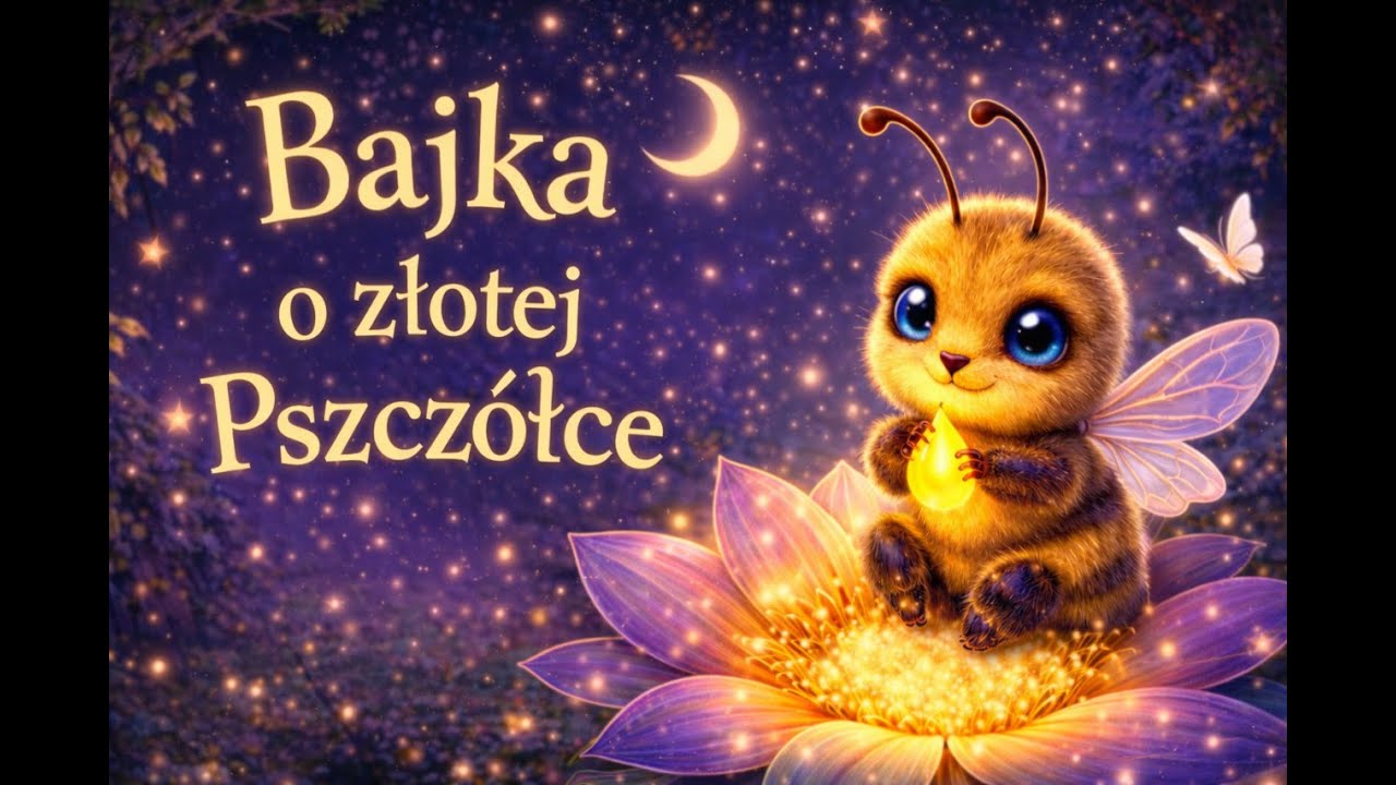 Bajka o złotej Pszczółce - bajka do słuchania dla dzieci na dobranoc
