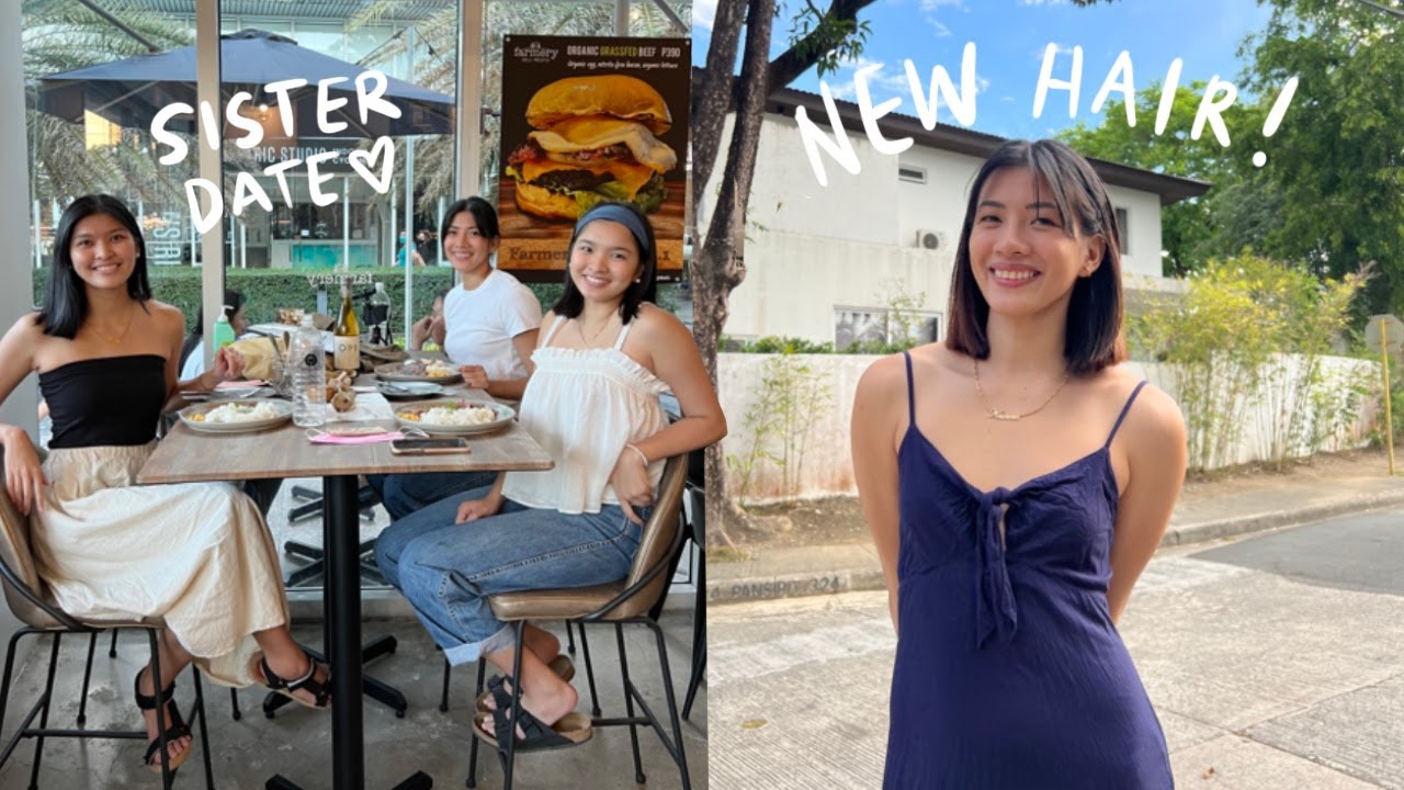 BGC Date, Getting a SHORT Haircut & Shopee Haul! 🛒💇🏽‍♀️