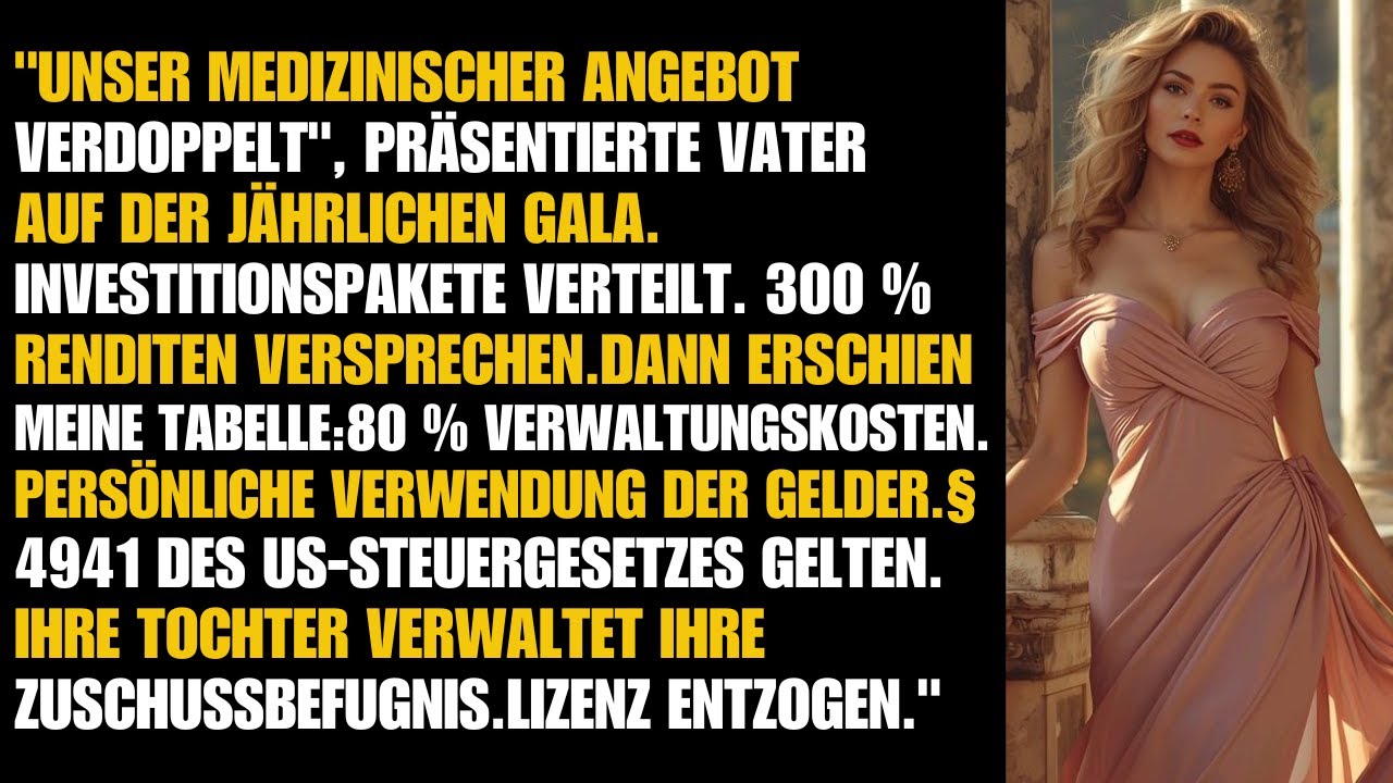 Mein Vater prahlte mit dem Wachstum der Stiftung – dann sagte der Fondsmanager die Wahrheit