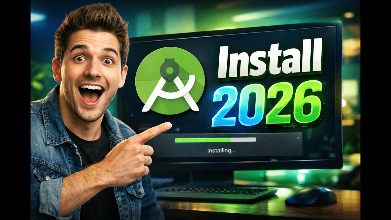 Full Android Studio 2026 Installation for Beginner Step by Step Tutorials without Cut #androidstuio