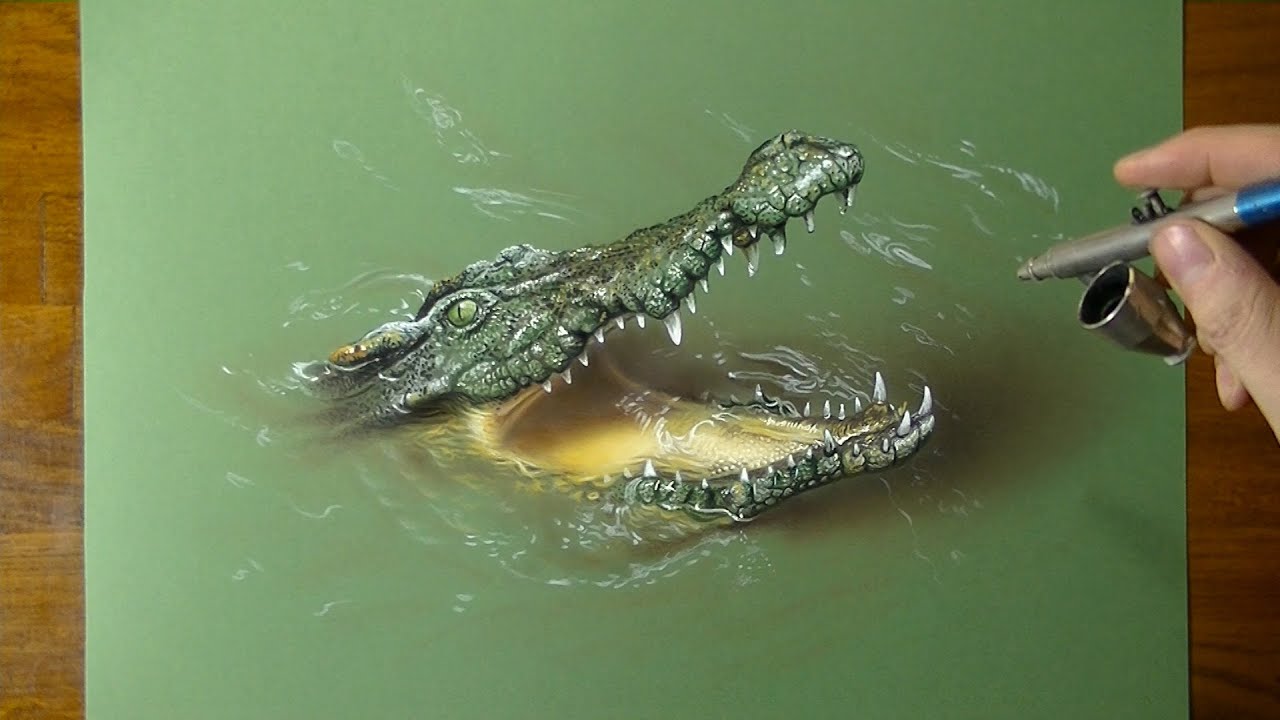 Crocodile Drawing 🐊
