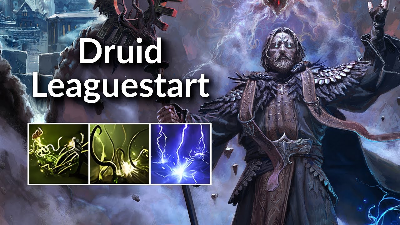 Lvl 1 to Maps - Plant Druid Leaguestart Leveling