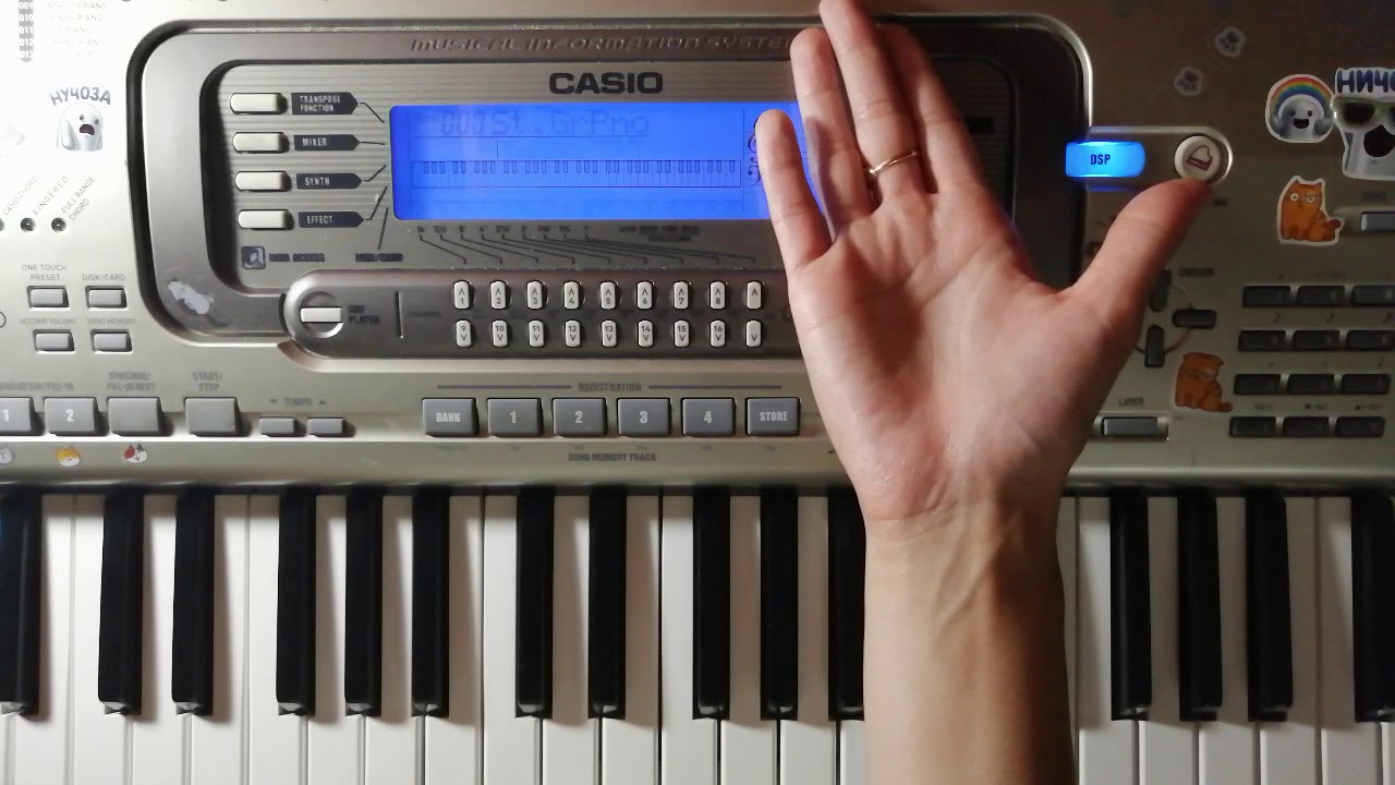 Функция синтезатора - One-touch Preset