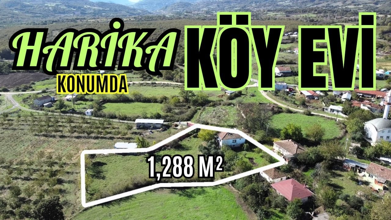 312) 1,288 m2 HARİKA KONUMDA KÖY EVİ