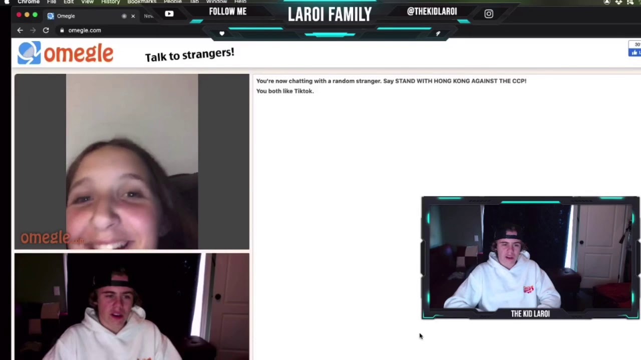The Kid Laroi Gets Caught Lacking On Omegle And Almost Gets BANNED *Must Watch*