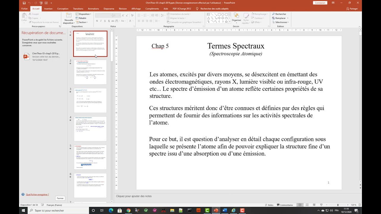 Termes Spectraux