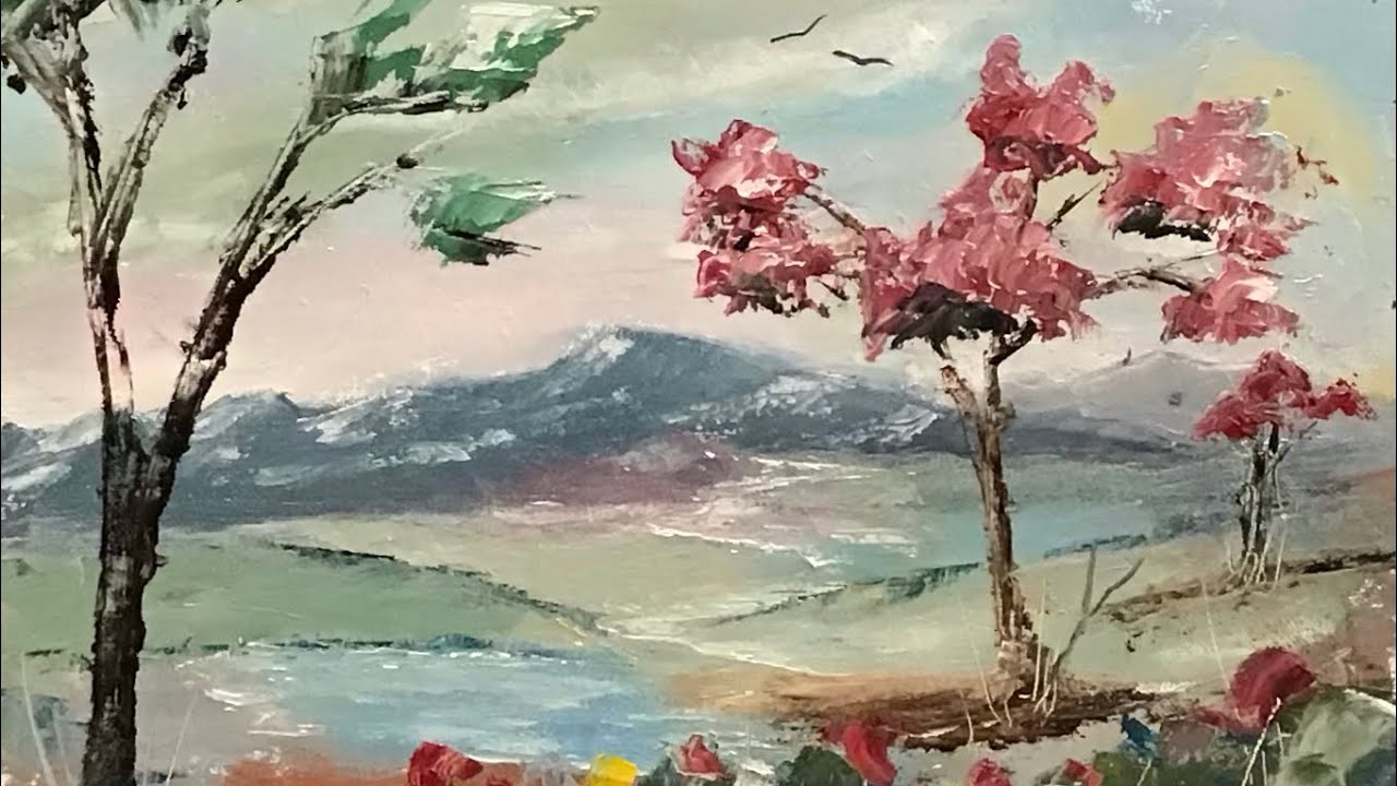 Krejci Artist is live! Impressionism landscape by KREJCI #liveart #artshow #krejci