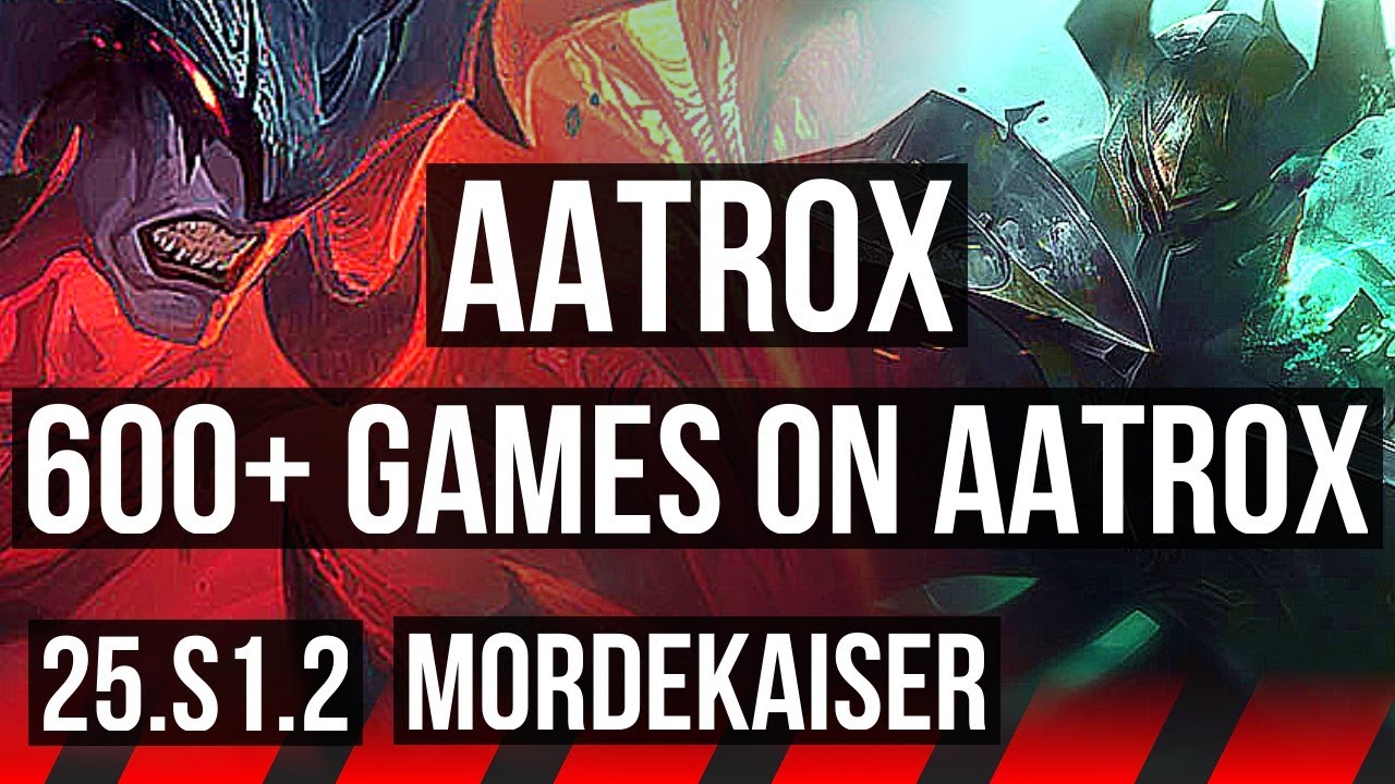 AATROX vs MORDEKAISER (TOP) | 4/1/6, 600+ games | NA Grandmaster | 25.S1.2