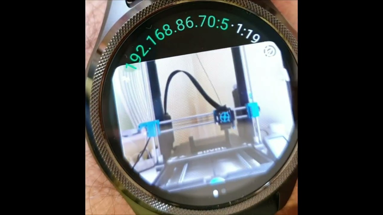3D Printing from my Wear OS watch! (TicWatch Pro 5 + Sovol SV06 Plus + OctoApp + Bubble Cloud)