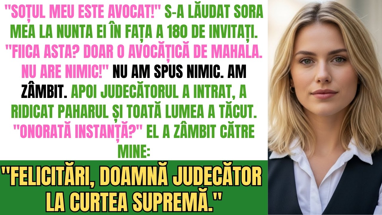 Sora S-A Lăudat La Nunta Ei: 