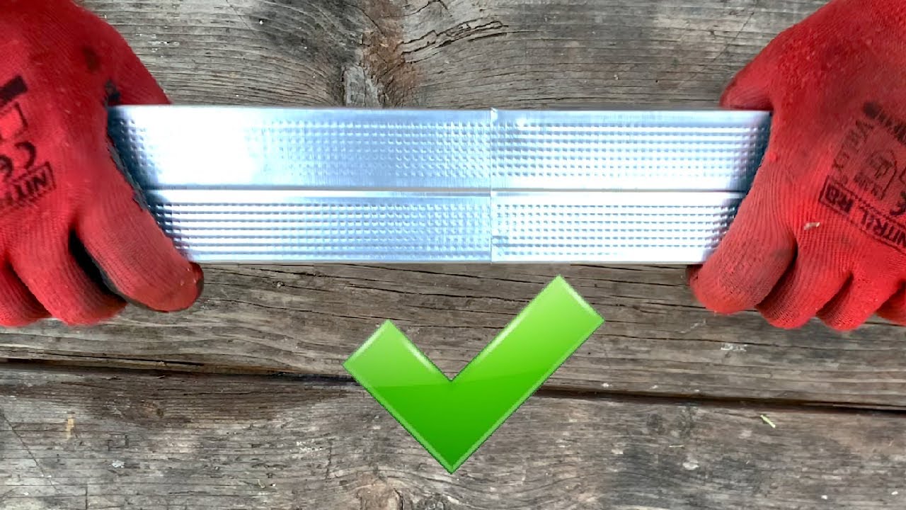 A few life hacks on how to connect a metal drywall profile to each other to save money