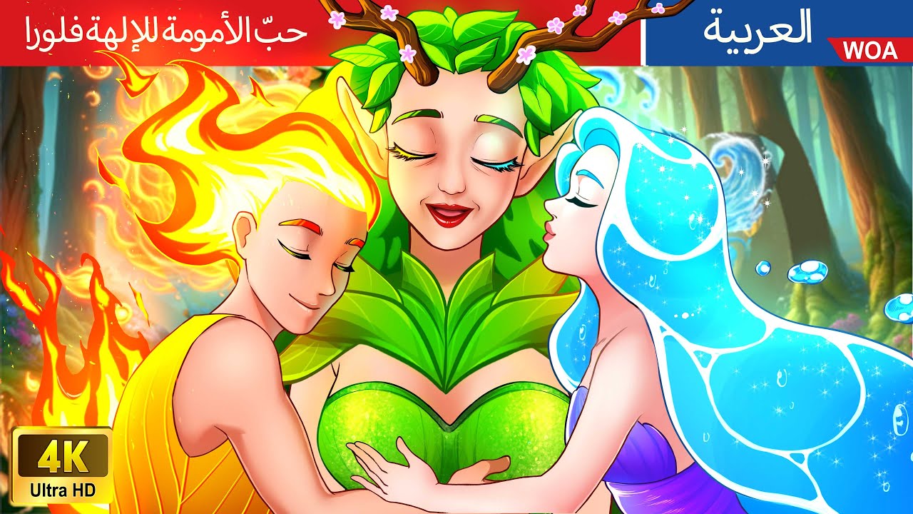 حبّ الأمومة للإلهة فلورا | The Motherly Love of Flora in Arabic | حكايات عربية | Teen Stories