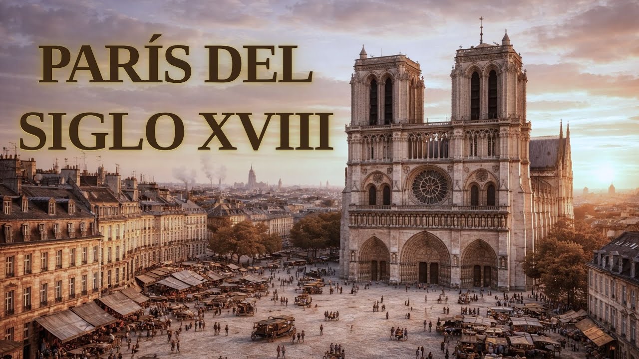 Un recorrido por el París del siglo XVIII (reconstrucción con IA)