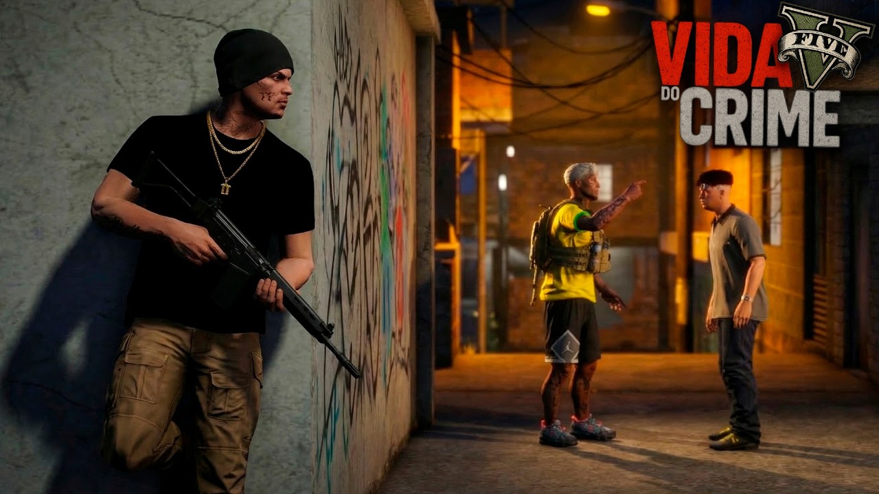 GTA V - VIDA DO CRIME | ESSAS IDEIA NA FAVELA NAO ESTA CERTO! - #104