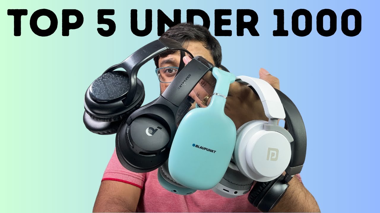 Top 5 Best Headphones under 1000 rupees || Wireless headphones under 1000
