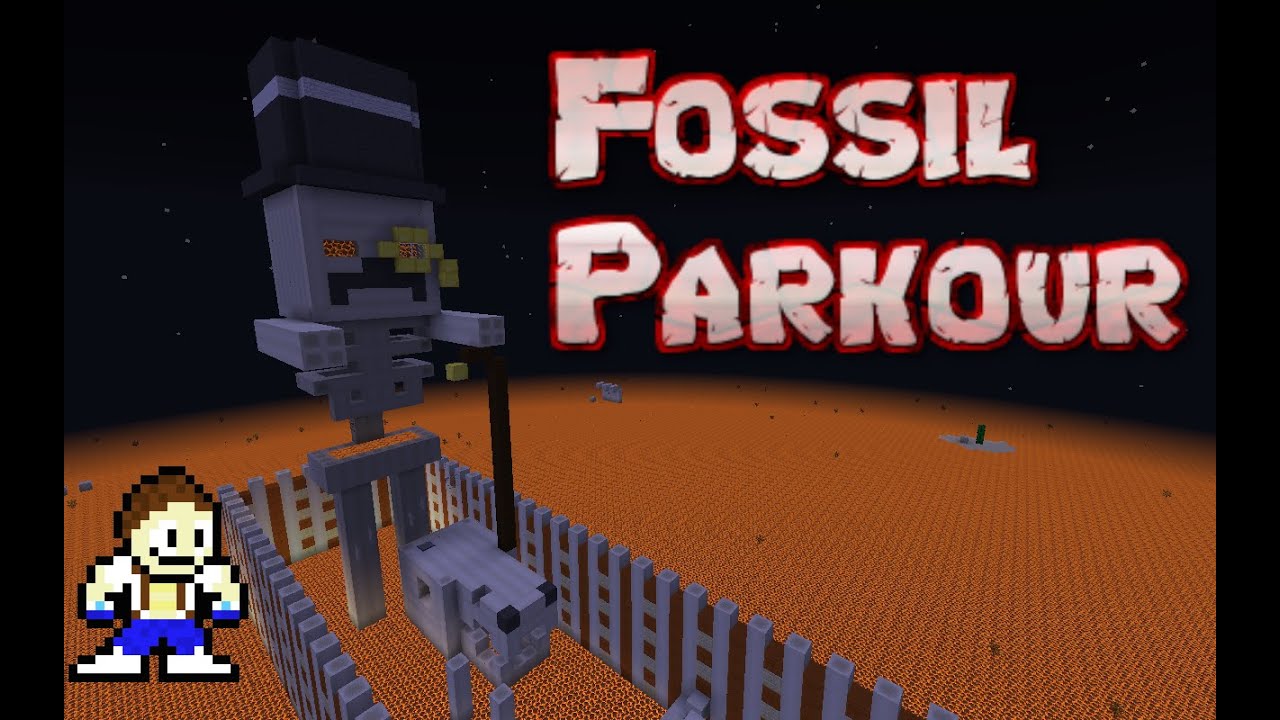 FOSSIL PARKOUR! Minecraft 1.10 Parkour Map