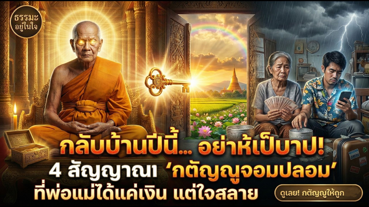 ระวังบุญหาย! ทำไมกลับไปหาพ่อแม่แล้วชีวิตยังติดขัด? ฟัง 2 เรื่องจริง 
