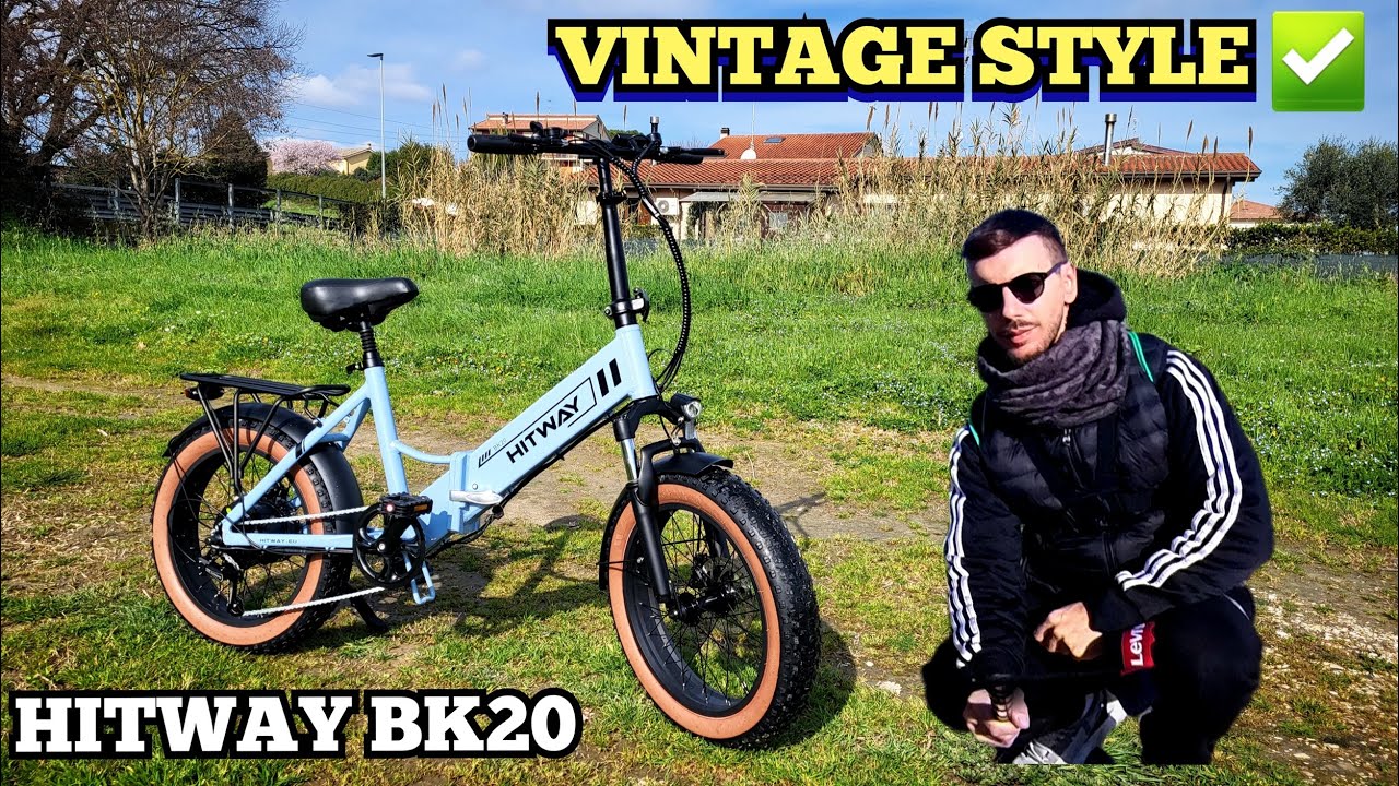 L'ebike stile VINTAGE e UNISEX | HITWAY BK20 | La fatbike per tutti 💪