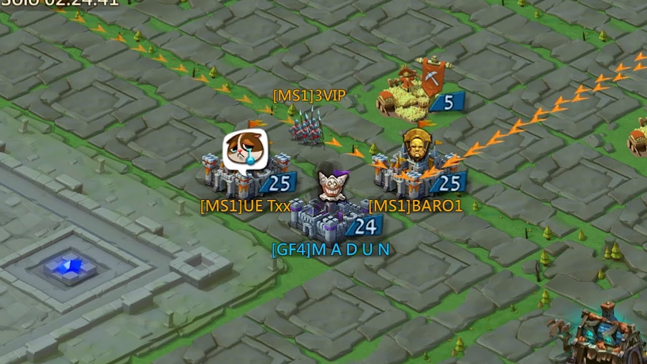 SURPRISE ATTACK FROM OVERLORD‼️ | SOLO TRAP 87M VS 1B |  #NGABUBURITDAY4 | LORDS MOBILE INDONESIA