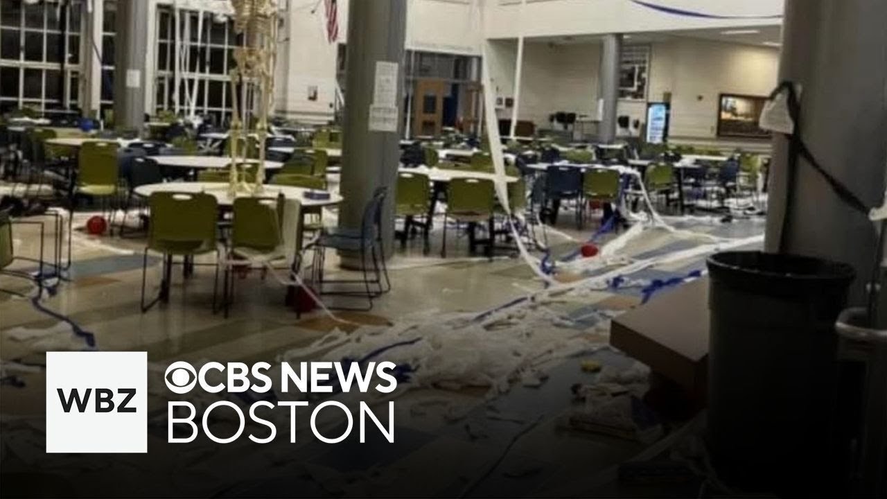 Senior prank goes too far, leaving large mess for staff to clean up at Massachusetts high school