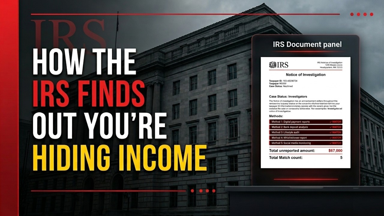How The IRS Finds Out You're Hiding Income