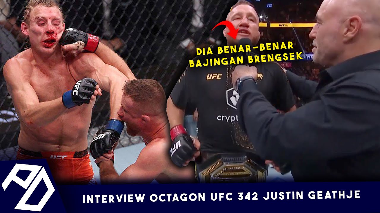JUSTIN GEATHJE AKUI KEHEBATAN PADDY PIMBLETT | WAWANCARA OCTAGON UFC 324 (Sub Indo)