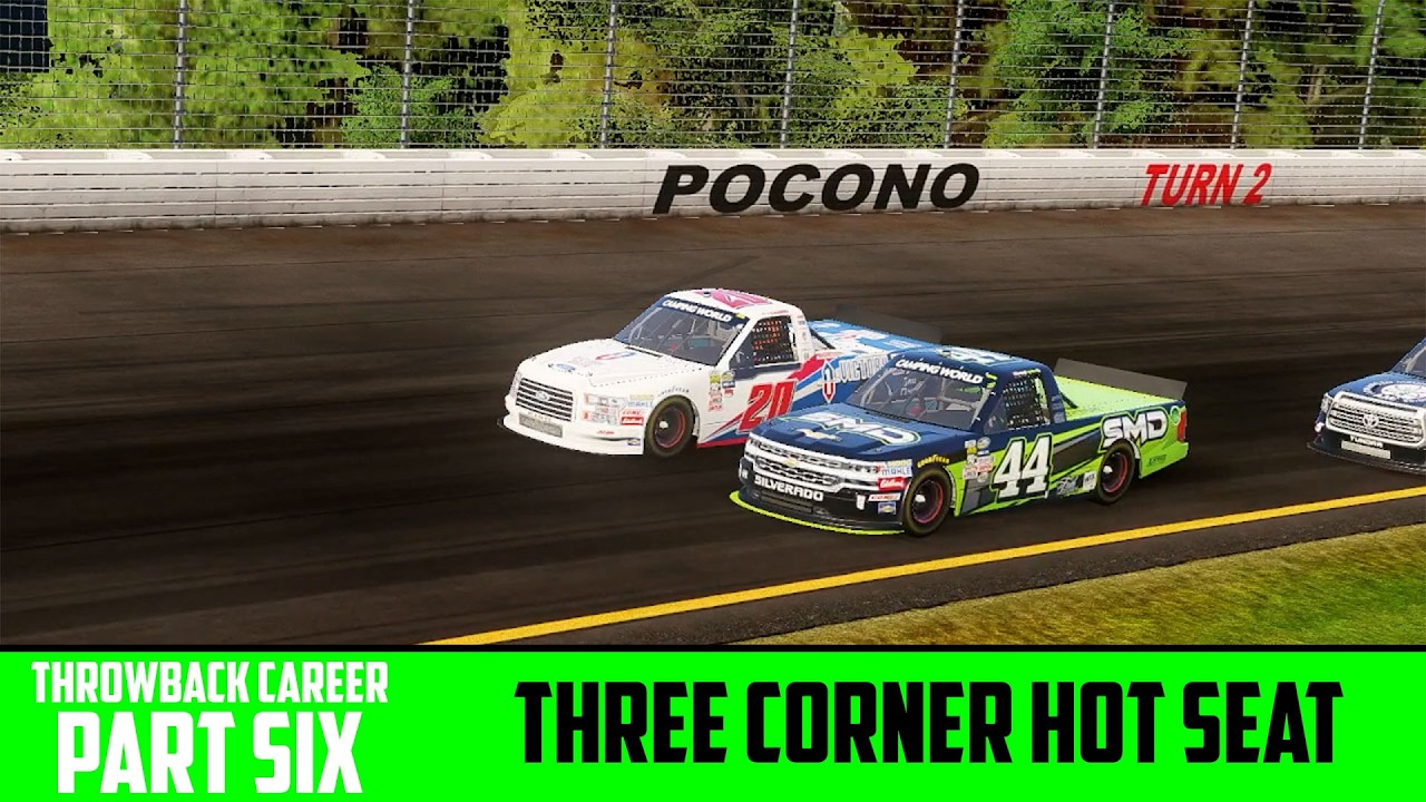 NASCAR Heat 2 Throwback Career Part 6- Three Corner Hot Seat