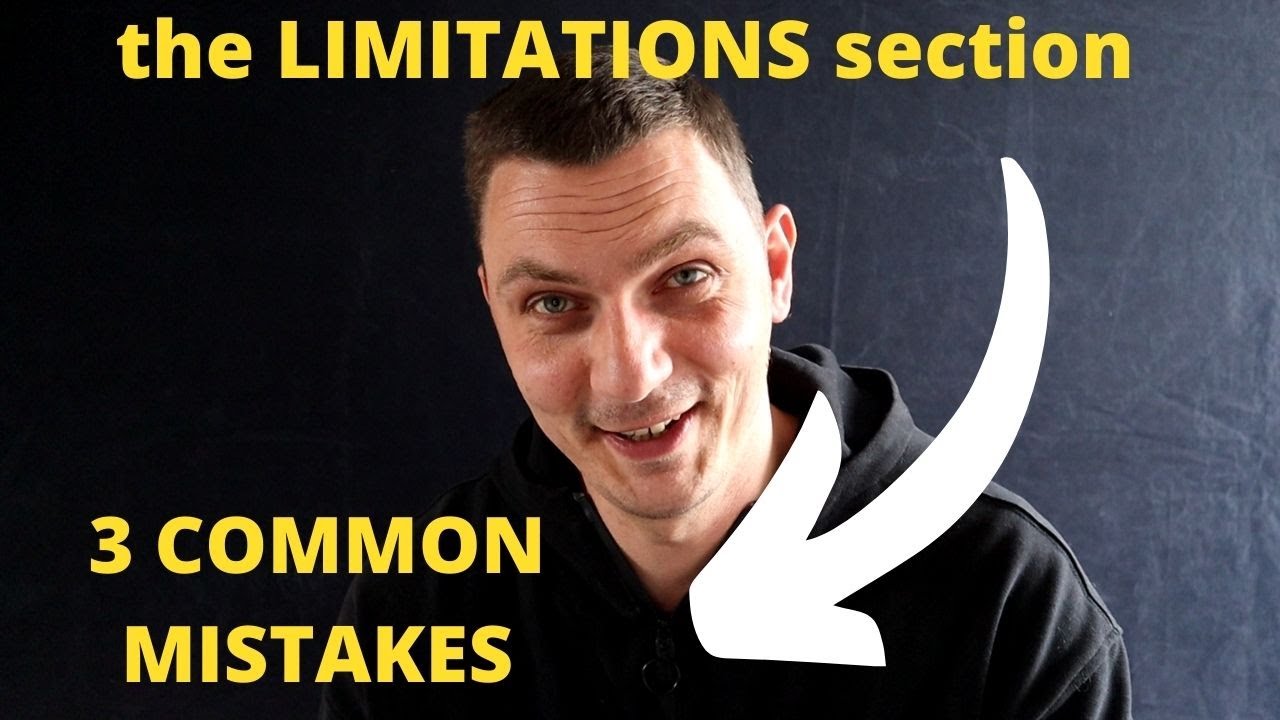 Do you want to write a good Limitations section? Avoid saying these 3 things