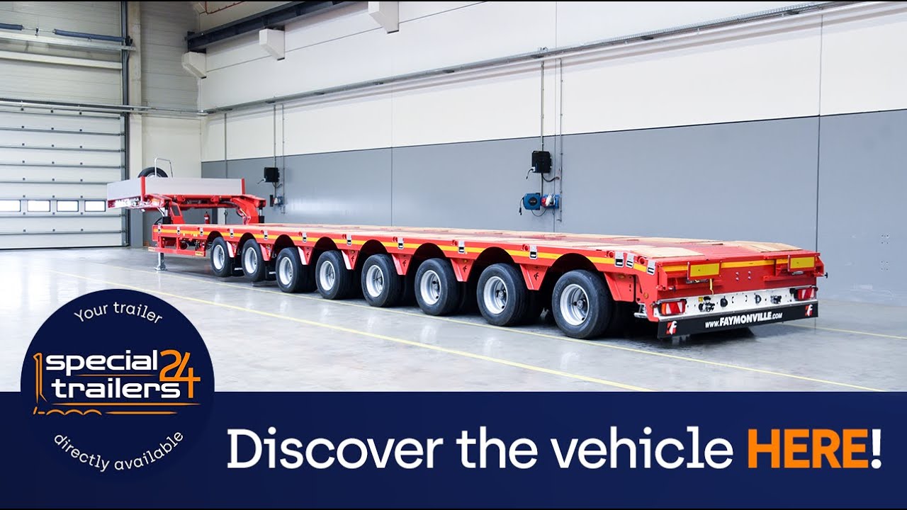 Faymonville - MultiMAX semi low loader with 8 axles extendable by 19500mm