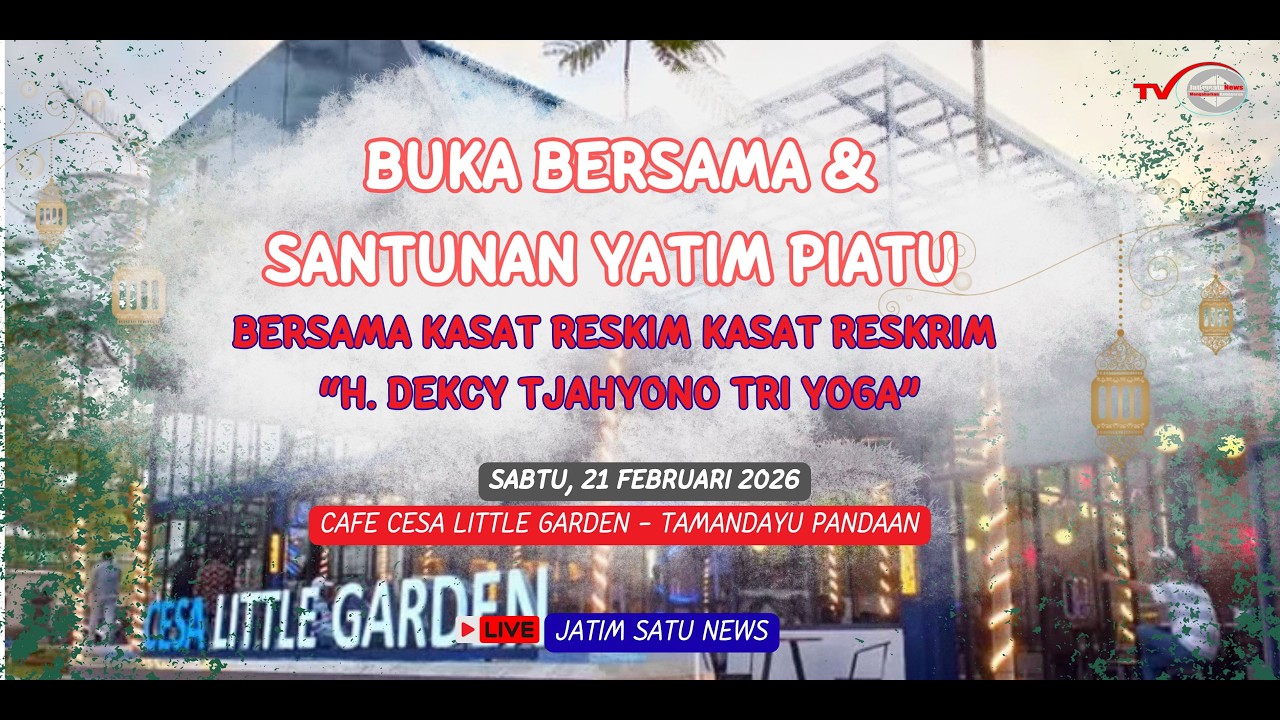 Live | Buka Bersama & Santunan Anak Yatim | Bersama Kasat Reskrim H. DEKCY TJAHYONO TRI YOGA