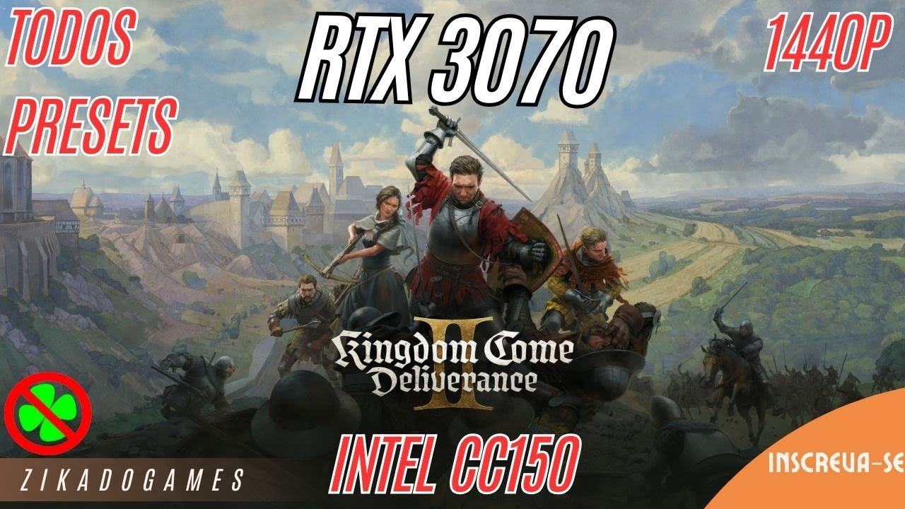 Kingdom Come Deliverance 2 RTX 3070 + CC150 - todos presets 