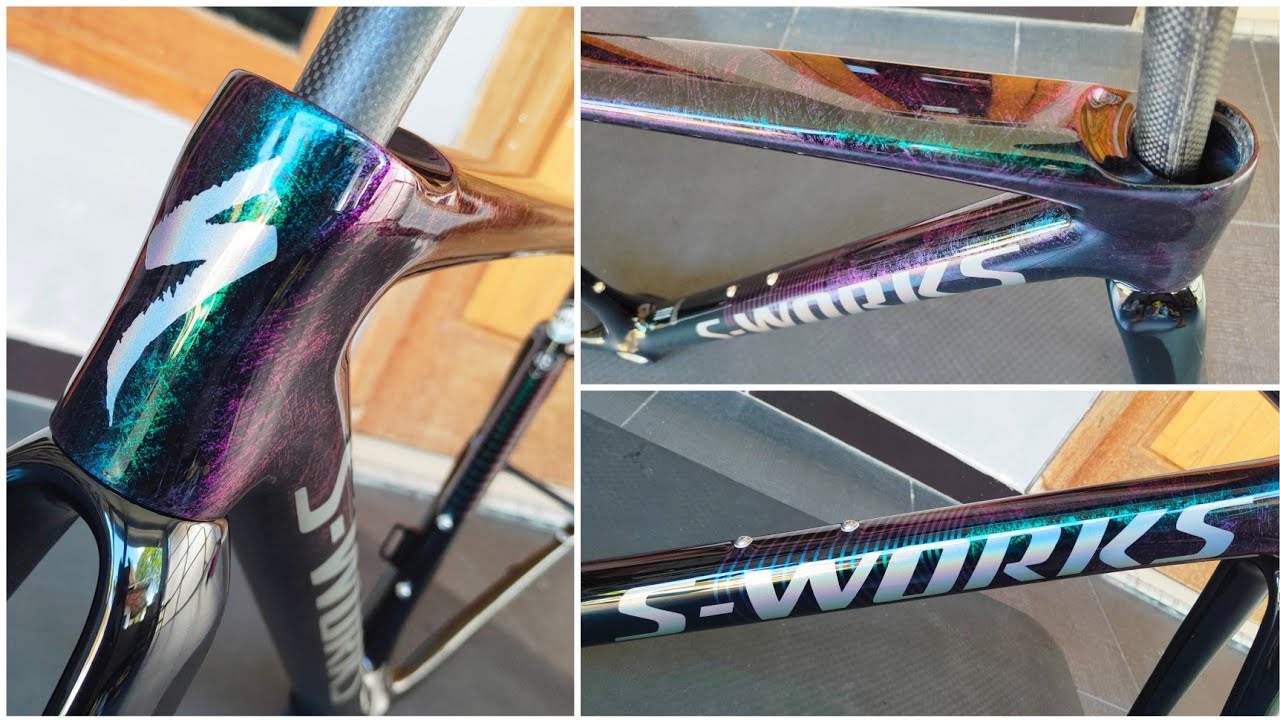 Unik dan Berkelas‼️ Custom Paint S-WORKS Tarmac SL7 Black Marble Chameleon