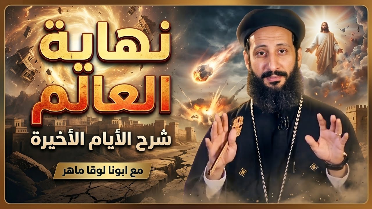 نهاية العالم مجئ المسيح في الأيام الأخيرة شرح بكل بساطة مع ابونا لوقا ماهر 