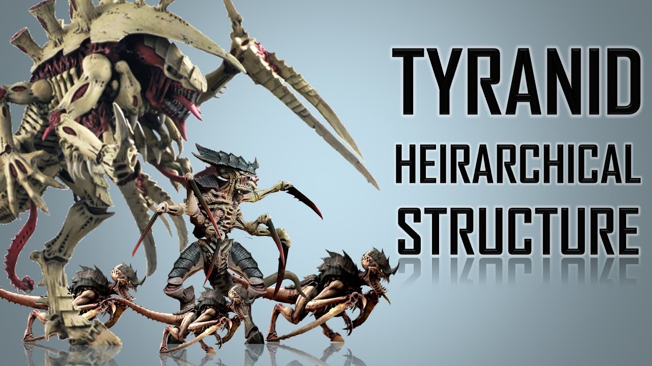 13 Ranks in a Tyranid Hierarchy (Warhammer 40K)