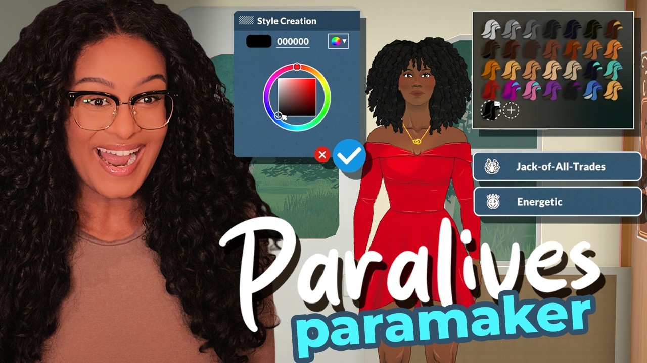 Редактор персонажей в Paralives ПРОСТО БЕЗУМНЫЙ (Полный глубокий обзор Paramaker)