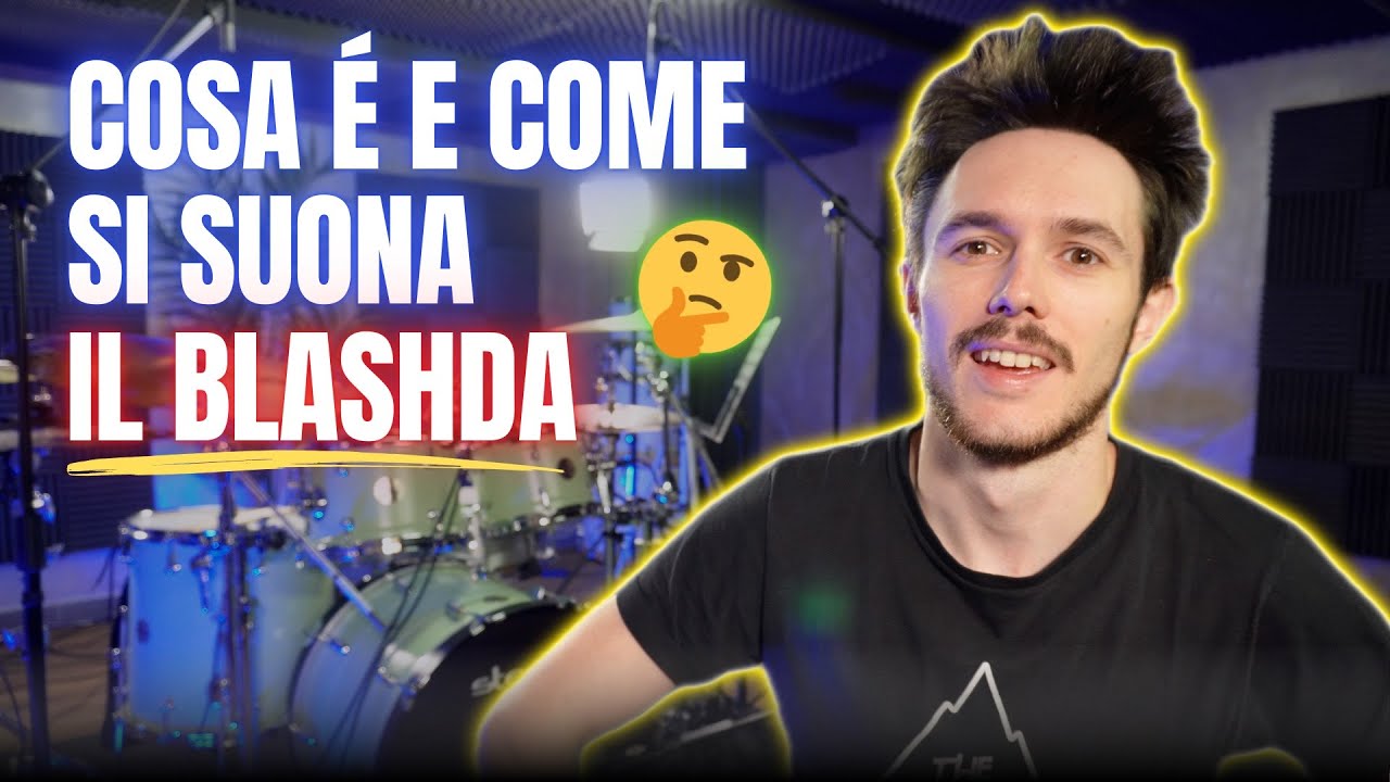 La figura RITMICA che SUONANO I GRANDI BATTERISTI: IL BLASHDA + SCHEDA PDF gratis