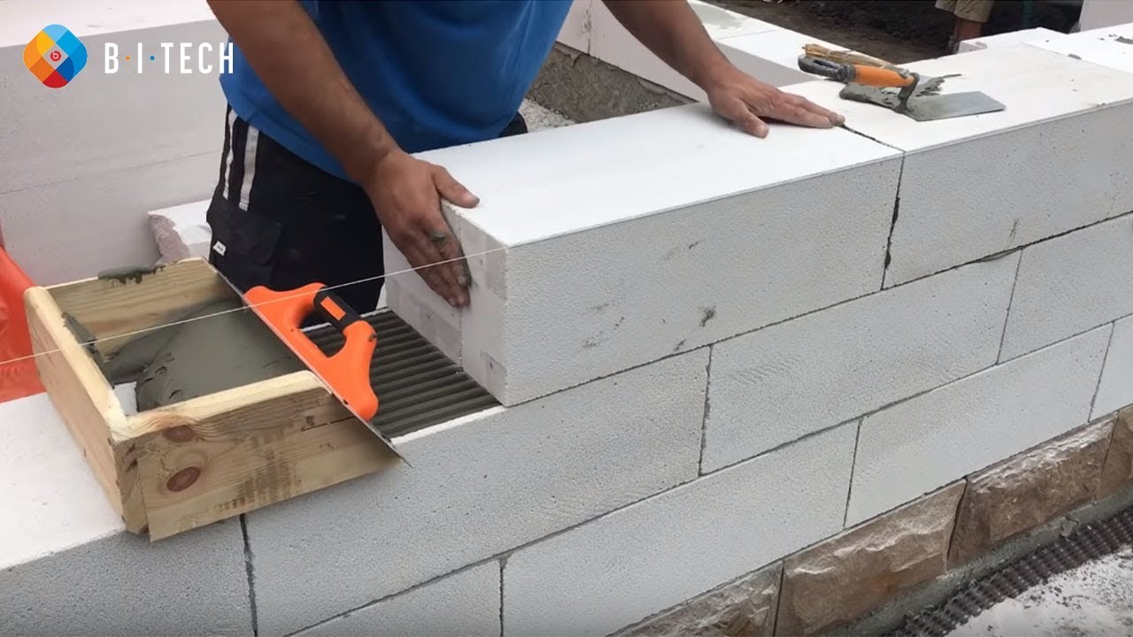 Foam Brick Laying | YOU MUST SEE