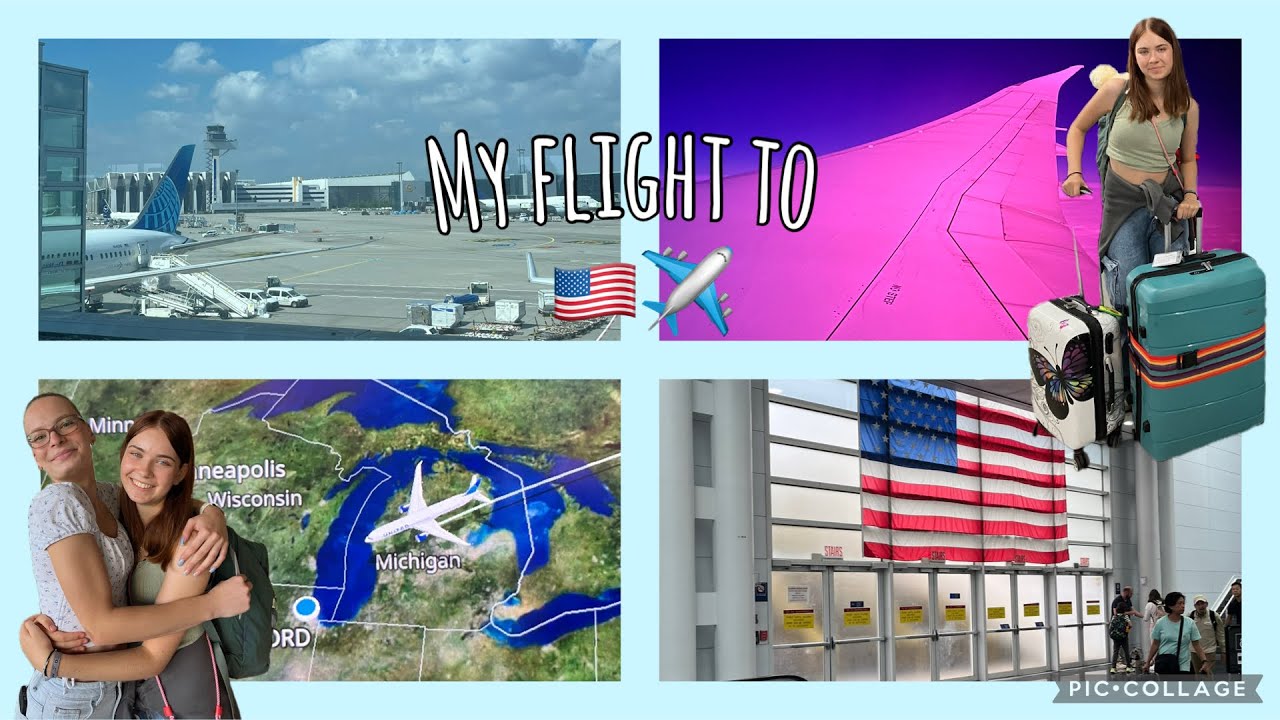 My flight to 🇺🇸✈️ // exchange year USA 24/25